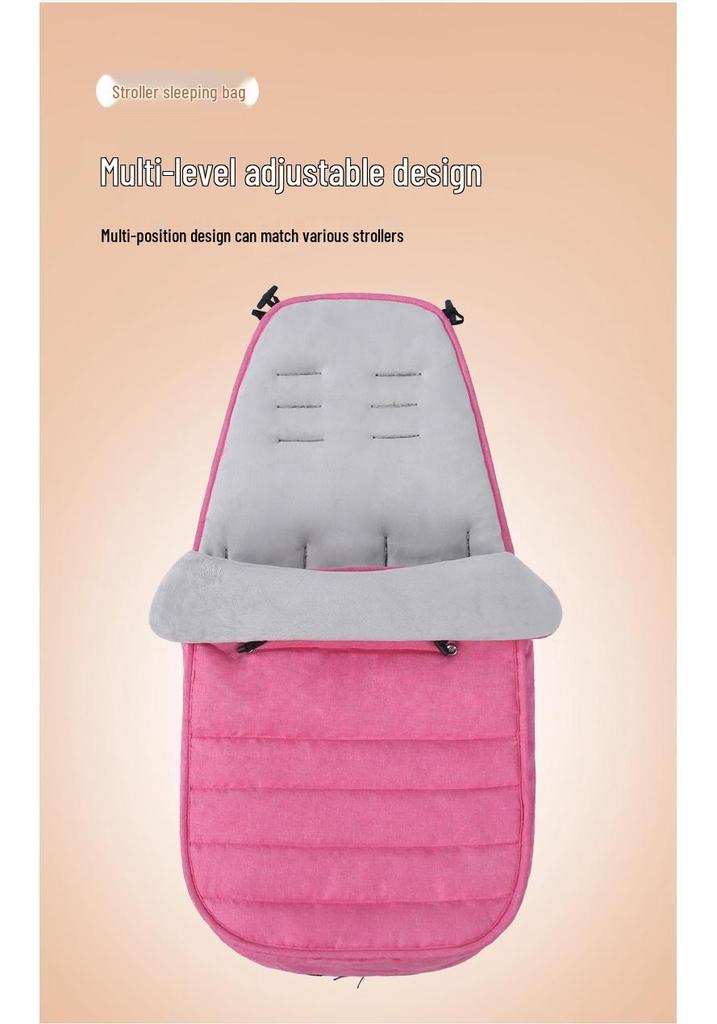 Calor do inverno: Saco de Dormir e Capa de Pés à Prova de Vento para Carrinho de Bebê