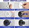 Suction Cup Hooks for Shower, Removable Towel Hooks for Bathroom Window Glass Door Wall, Bath Robe Looafh Wreath Hook for Hanging