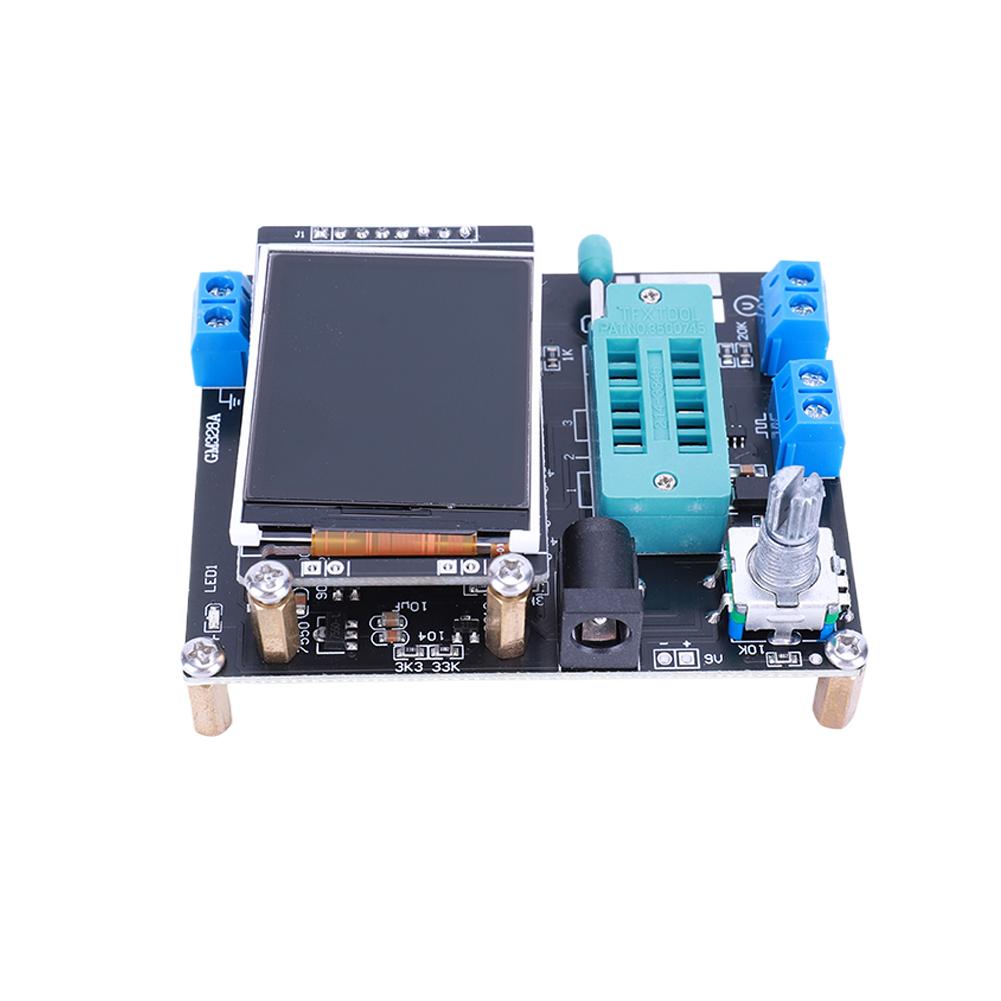 GM328 Transistor Tester LCR Diode Capacitance ESR Voltage Frequency Meter PWM GM328A Diode Cap ESR Volt Freq Meter Type-C Charge