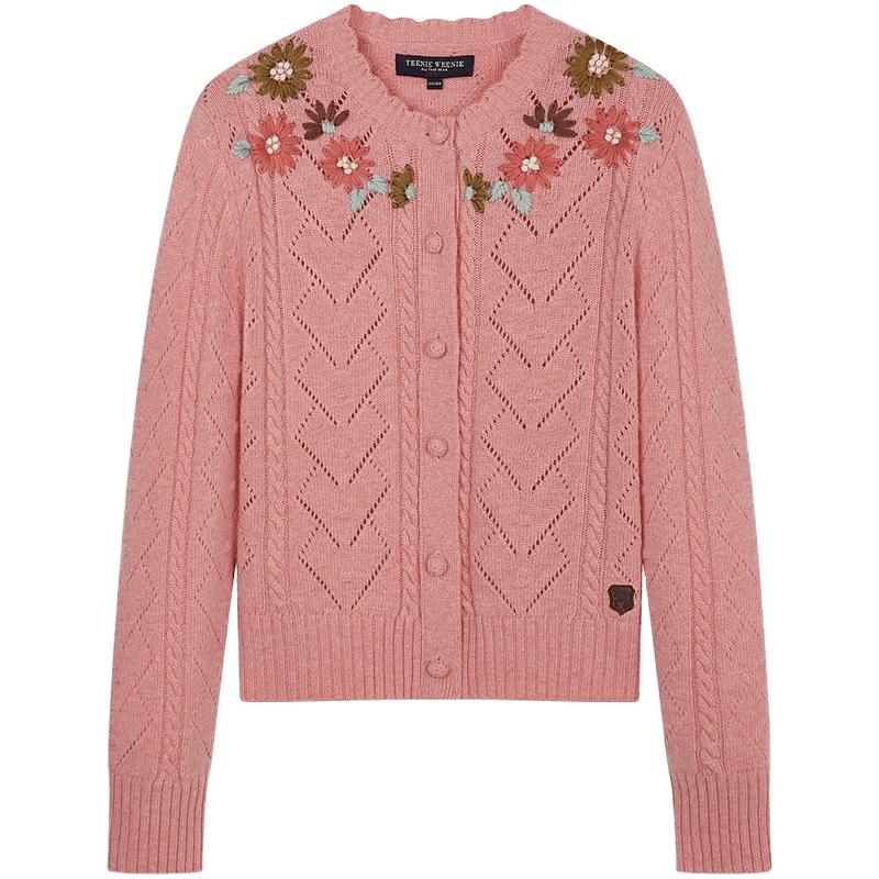 

Teenie Weenie Women s Cartoon Bear Knitted Cardigan M