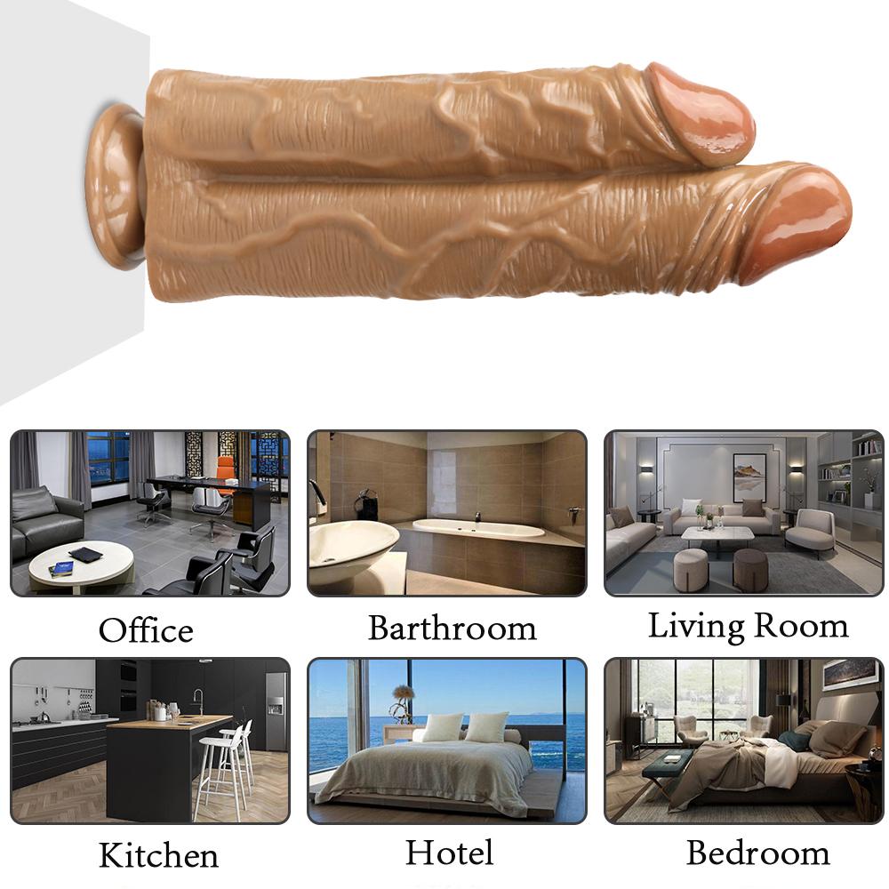 Kobiety Dildo G-punkt Masaż Masturbacja Realistyczne Odczucie Prawdziwy Penis Seks-Zabawki Dla Dorosłych Erotyczne Narzędzie