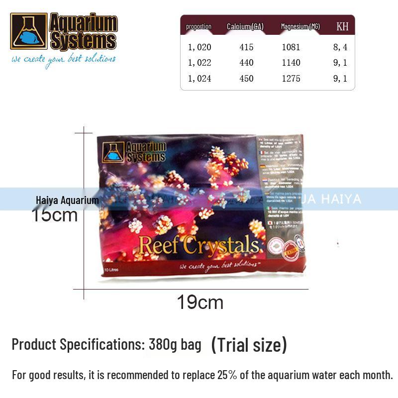 French Imported Red Sea Coral Marine Salt for Hard Corals and Clownfish, Barrel Packaged