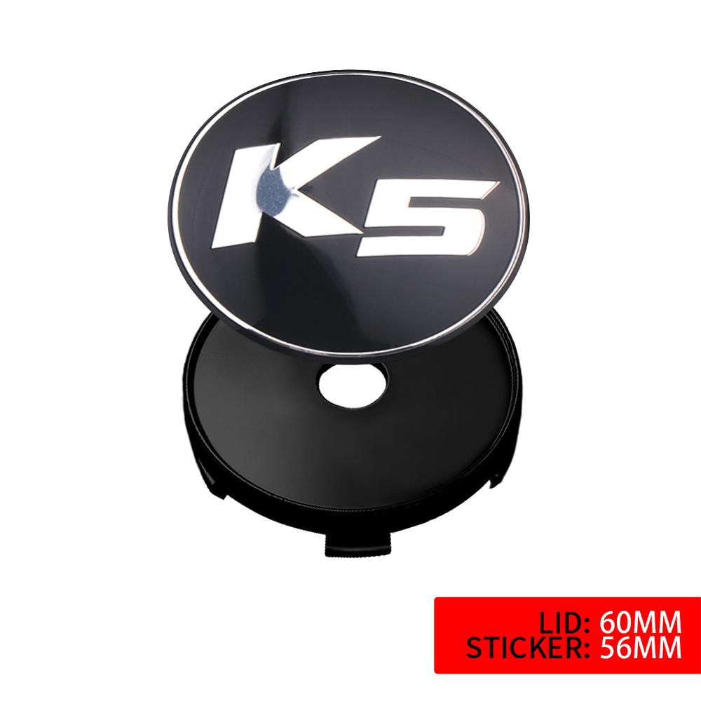 2026 Hot Car Sticker 4PC 56mm 60mm Car Wheel Center Covers Sticker Hub Cap Decoration For KIA Ceed Sorento K5 Rio Sportage Soul
