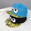 European and American New Embroidered Cartoon Flat Edge Hip-hop Hat Cartoon Casual Street Dance Hat Student Baseball Cap