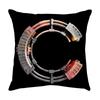 Luxury Home Decor Pillow Cover Car Living Room Sofa Cushion Cover Mechanical Style Letter Pattern Cushion Cover