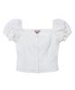 YOUHEE Puff Sleeve Blouse_White