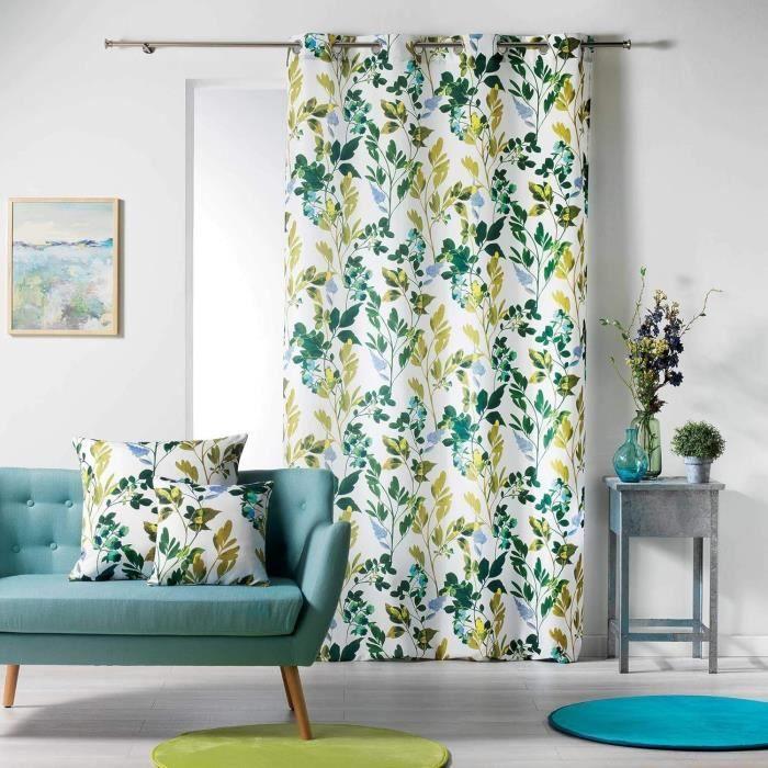 Coussin - Ficusia - 40 X 40 Cm - Blanc - Polyester - Non Déhoussable