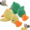 Dog Chewing Toy Plush Quack Pet Dog Snuffle Toy Encouraging Foraging Skill