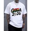 2026 World Cup Authorization High Quality T Shirt for Women Men Summer Casual Short Sleeve Printed Pattern Tee