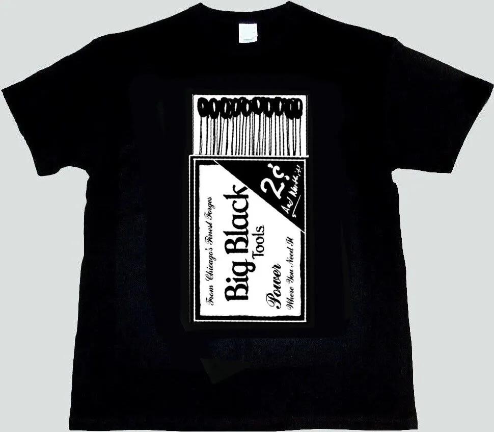 Unisex Short Sleeve Crew Neck Cotton T Shirt Big Black Band Matches XXXXL