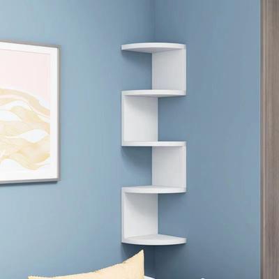 Yousheng Mensole da Parete Multistrato Alta Stabilità Forte Portata Installazione Semplice Facile da Pulire Mensole Fluttuanti Librerie ad Angolo