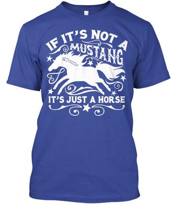 Mustang Pferd T-Shirt Hergestellt in den USA Größe S bis 5XL