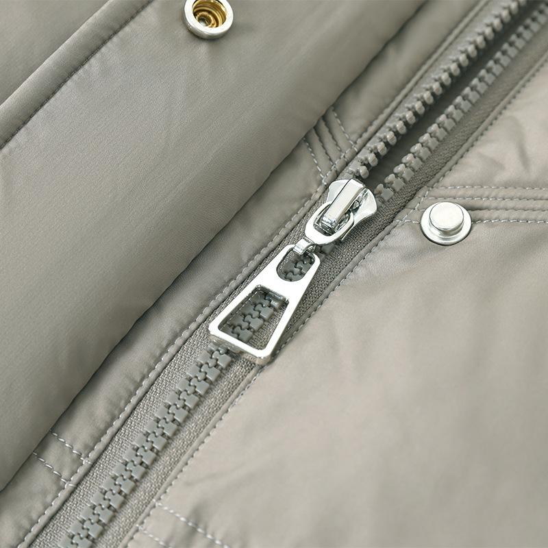 Middle Aged and Elderly Women's Thick Down Jacket Winter Large Size Loose and Slimming Mom Cotton Jacket