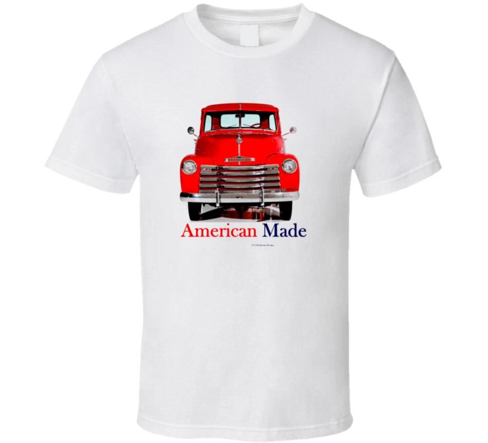 American Made Chevy Red Truck Pickup Classic Car Gift T Shirt 2XL