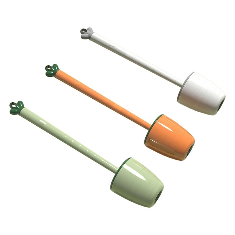 Toilet Brush Lavatory Brush Carrot Toilet Brush Holder Set No Drill Innovative Durable Bathroom Cleaning Brush