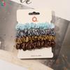Mode Großer Haargummi Satinband Set Mädchen Einfacher Pferdeschwanz Leder Set Kugel Haarband