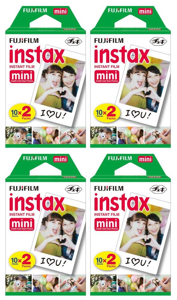 

Fujifilm Instax Mini Instant Film 2 х 10 аркушів х 4 пачки (Всього 80 аркушів)