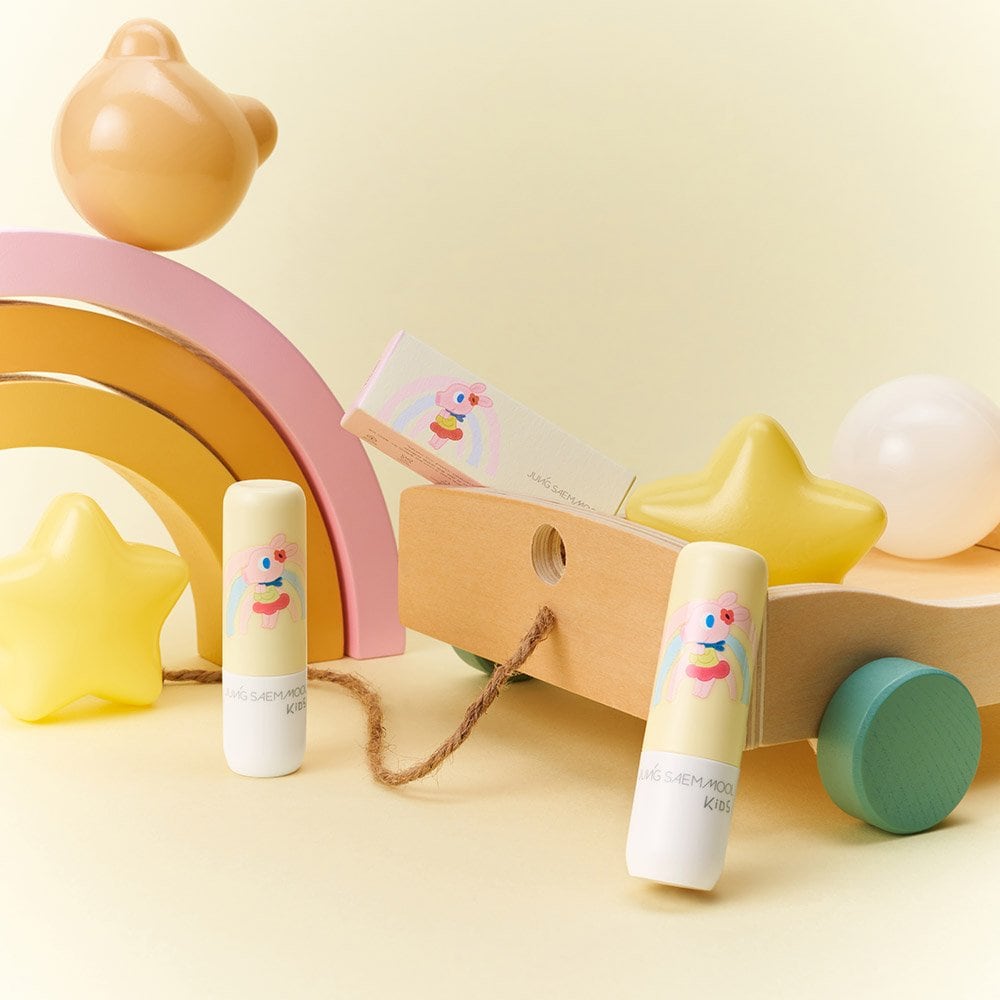 

JUNG SAEM MOOL Kids Mild Lip Balm 4g + Kids Soft Cleansing Tissue x 3