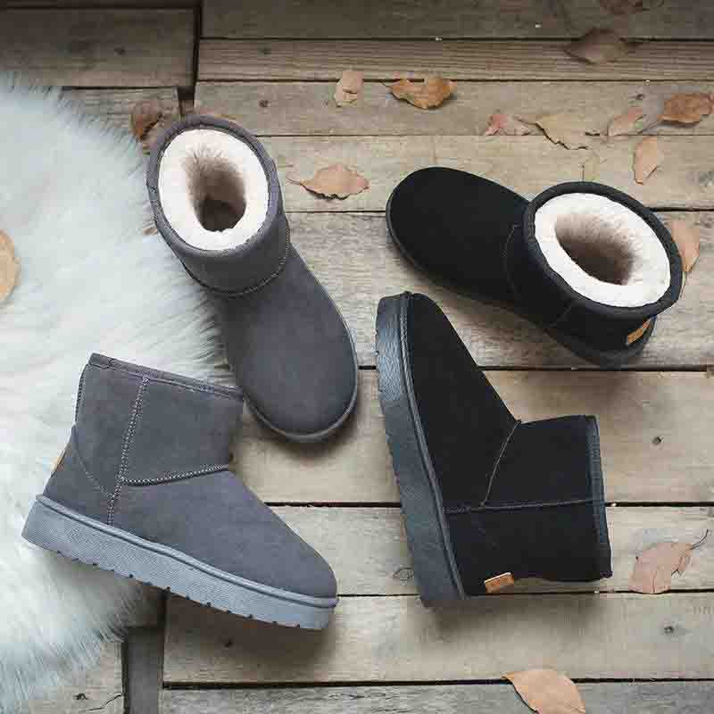 Buy Snow Boots Women's Autumn and Winter Thickening and Velvet Cotton