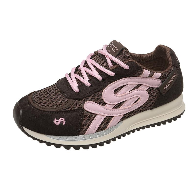 Fashion New Mesh Breathable Sneakers 2025 Summer Trendy Mixed Colors Lightweight Flats Casual Comfortable Outside Running Women Sneakers