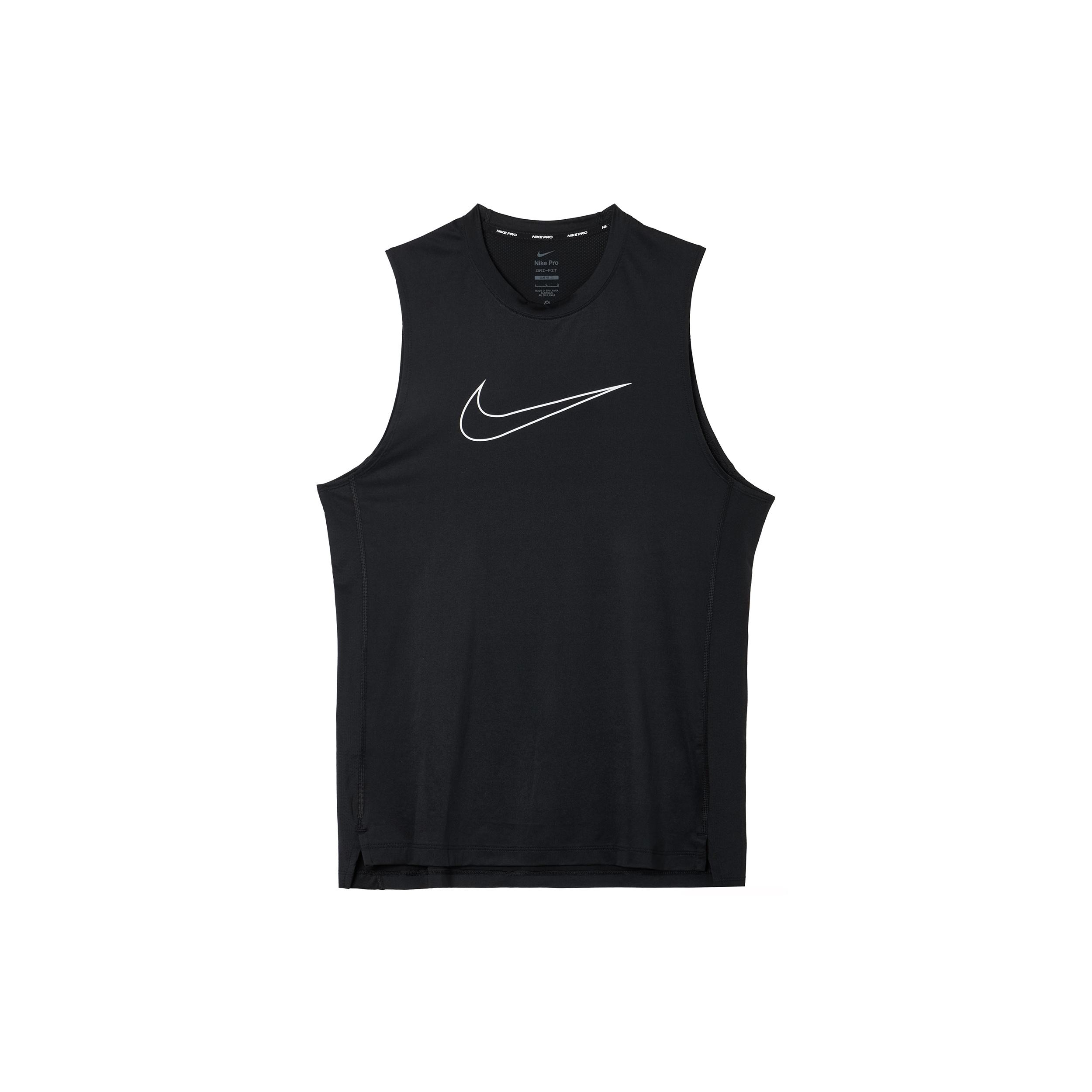 Nike Pro Dri-FIT Slim Fit Sleeveless Top Black Men s DD1977-010 XXL