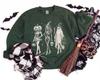 Halloween Spooky Girl Squad, Retro Skeleton Ghost Pumpkin, Witchy Fall Shirt Design, Halloween Trip Tees