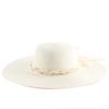 Women's Summer Straw Hat with Large Edges for Sunscreen and Vacation Dome Sun Hat