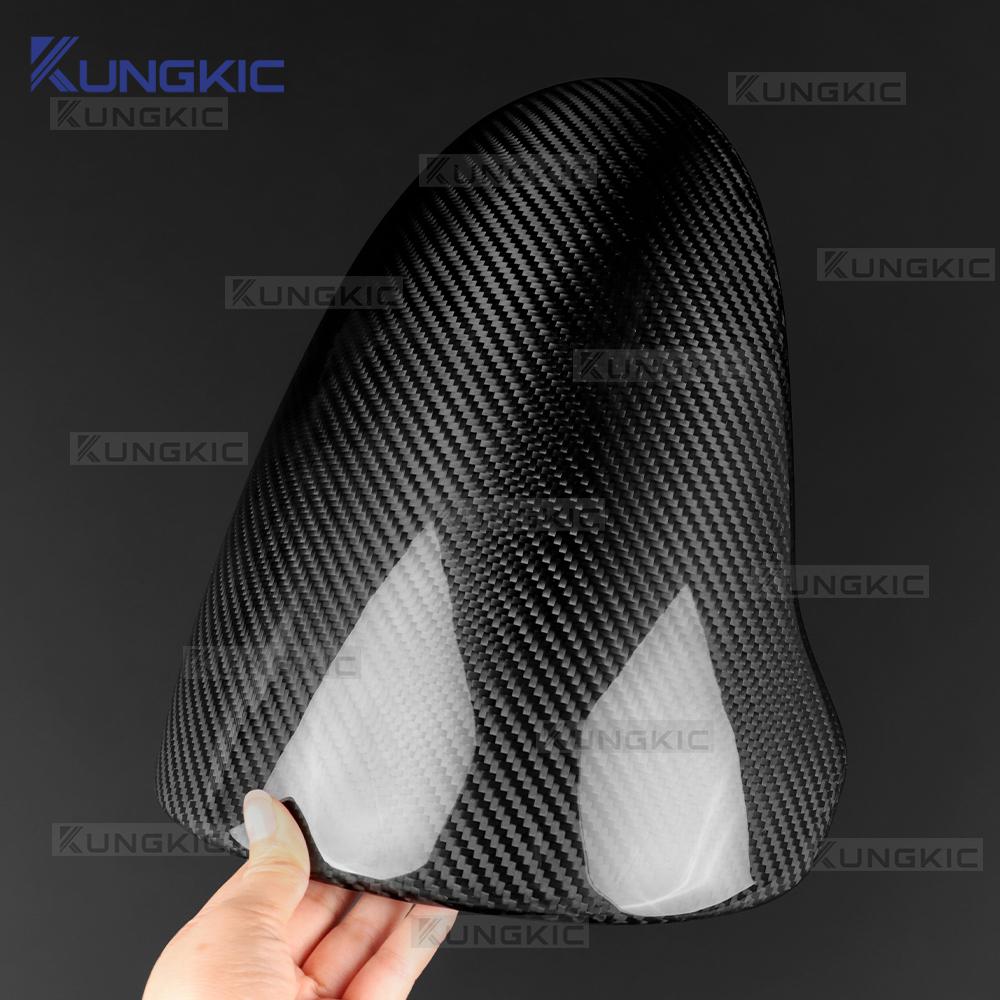 For Abarth 595 695 2012-2019 2020 2021 2022 2023 2024 Real Hard Dry Carbon Fiber Sticker LHD Car Dashboard Speedometer Panel