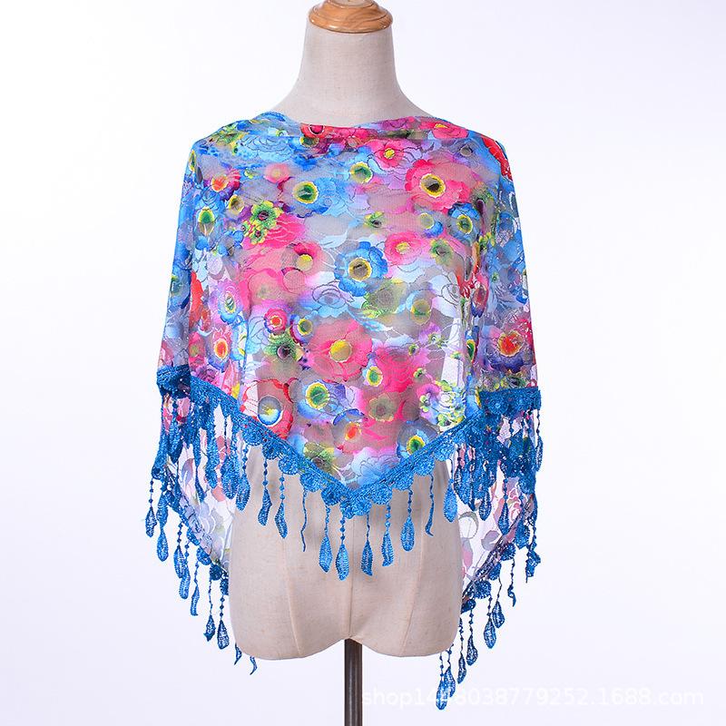 Summer Church Shawl Lace Veil Rose Scarf Bandana Church Prayer Wedding Mantilla Chapel White Embroidered Hijab Women Scarves
