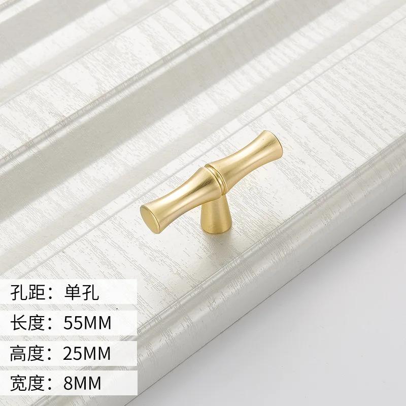 96mm/128mm Bamboo Style Furniture Hardware Handle Kitchen Cabinets Sliding Door Knob Drawer Wardrobe Cupboard Push Pulls Handles