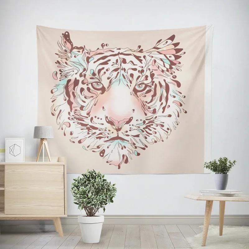 Modern Room Decoration Household Items Wall Hanging Aesthetic Bedroom Wall Art Large Fabric Tapestry Nordic Morandi Abstract