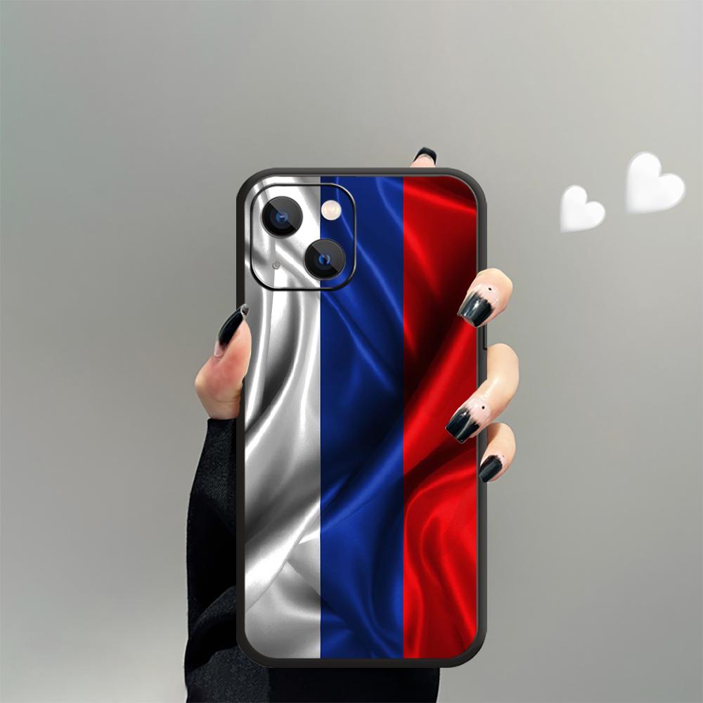 Russia Flag Phone Case For iPhone Samsung Galaxy Redmi Xiaomi Oppo OnePlus Note S A 7 8 9 10 11 12 13 14 20 21 22 23 53 54 Pro Max Plus Ultra TPU Soft
