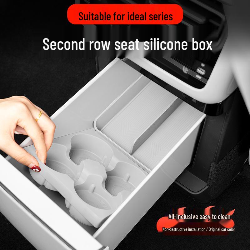 Silicone Cup Holder Pad for Ideal I6/i8 Rear Seat Refrigerator