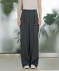 PINBLACK Single-Pleat Semi-Wide Pants Gray
