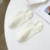 Shallow-mouthed Women's Boat Socks, Thin, Breathable Pure Cotton Socks for Spring and Summer, Candy-colored Solid-colored Women's Short Socks