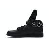 Comme des Garçons x Air Jordan 1 Retro Strap High Schwarz Unisex-Sneaker CN5738-001
