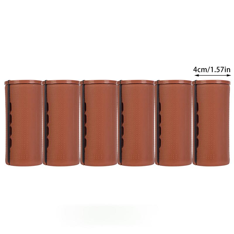 6/10Pcs Diy Barber Styling Hair Tool Dry Wet Hair Rubber Band Hair Clip With Elastic Band Curling Curler Hair Roller Hairdress 40mm