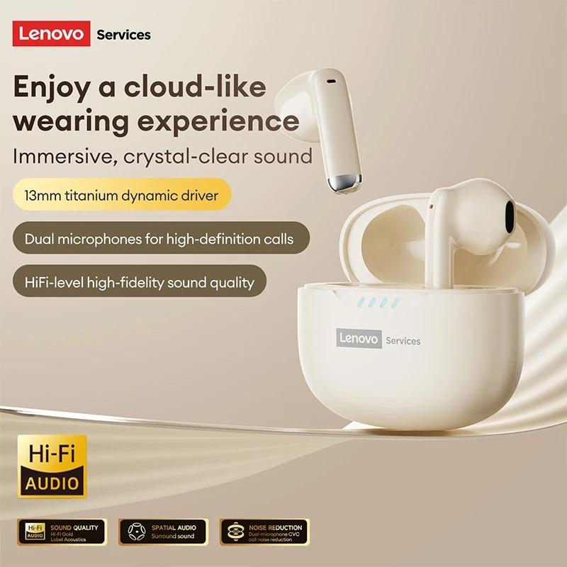 Originální bezdrátová sluchátka Lenovo LE259 Bluetooth 6.0 HIFI Herní sluchátka s potlačením hluku Sluchátka na cvičení Přehrávání hudby Stereo Sportovní sluchátka