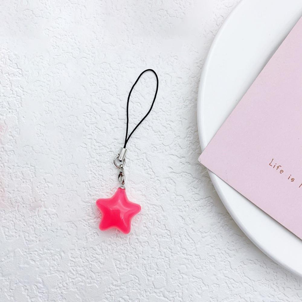Star Phone Hanging Rope Pendant Mobile Phone Chain Fashion Star Phone Strap  Girl Jewelry