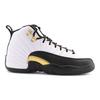 Air Jordan 12 Retro GS Royalty Kinder-Sneaker Weiß Schwarz Metallic-Gold 153265-170