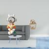 Astronaut Sculpture Cake Topper Figurine for Table Centerpiece Abstract Couple Statue Creative Resin