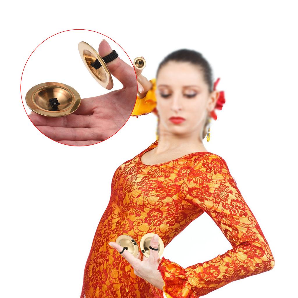 6Pcs Finger Cymbals Belly Dancing Copper Finger Cymbals Musical Instrument Belly Dancing Finger