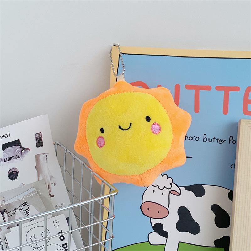 

Stars, Moon, Sun, White Clouds Plush Pendant Cute Dolls Children s Clothing and Children s Carriage Accessories height about 10cm