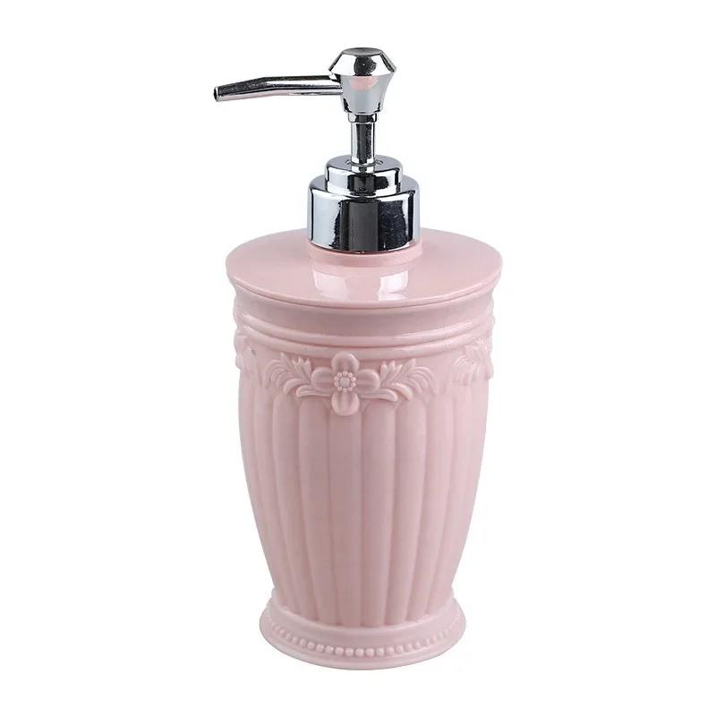 Liquid Soap Dispenser Bathroom Sanitizer Bottle Hand Pump Emulsion Shampoo Bath Shower Gel Press
