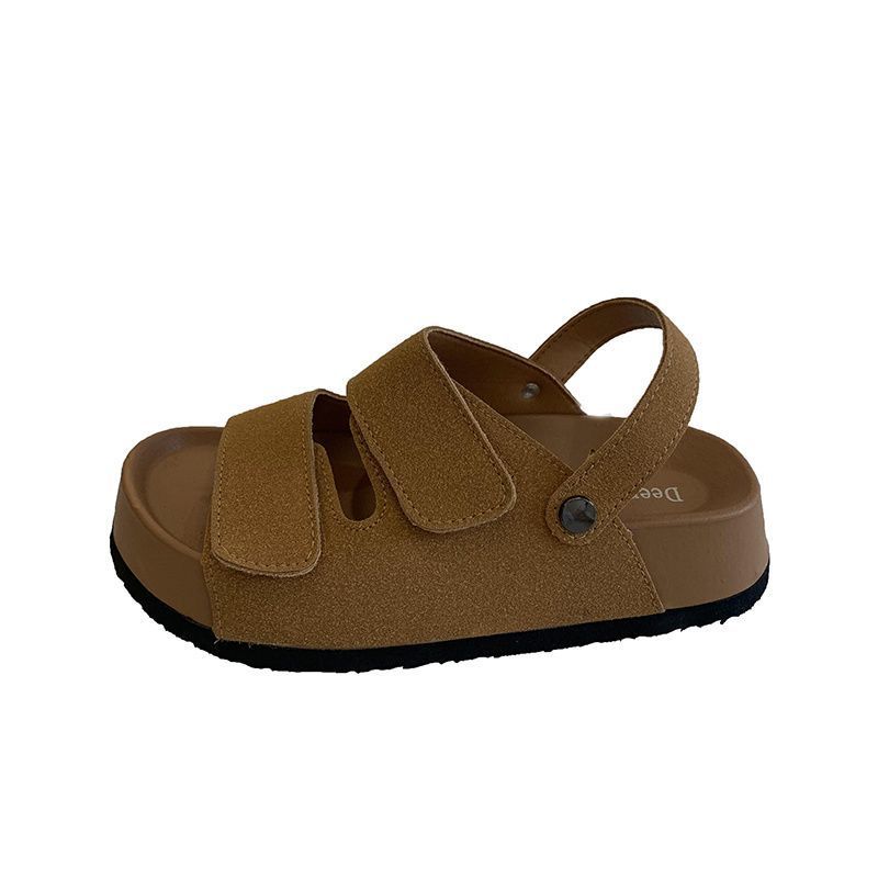 Fashion thick sole with beach sandals women's summer new niche sandals