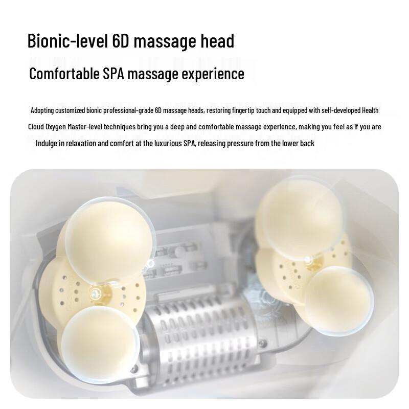 WoLe Portable Lumbar Massage Pillow with Heat