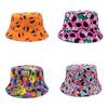 Fisherman Street Sesame Hat Bucket Cap Hip Hop Beach Hat Man Woman Sided Double