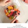 Transparente Einweg-Fruchtsalat-Takeaway-Box