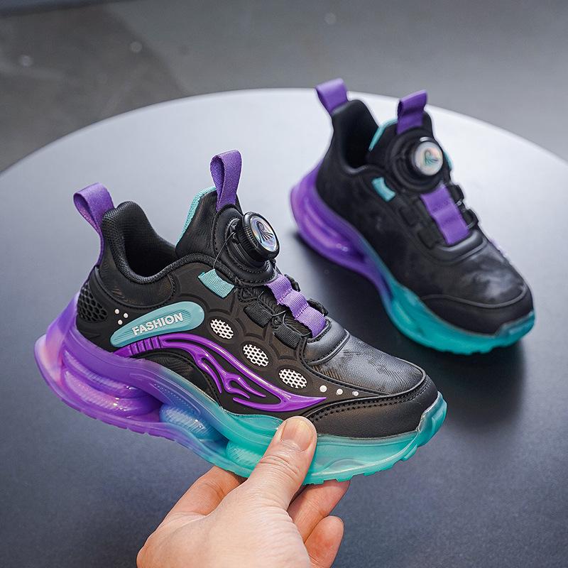 Breathable Boys' Sports Shoes: Mesh Running & Basketball Sneakers for Toddlers