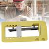 Door Hinge Jig Plastic Built in Depth Gauge Portable Door Hinge Router Template for Construction Site